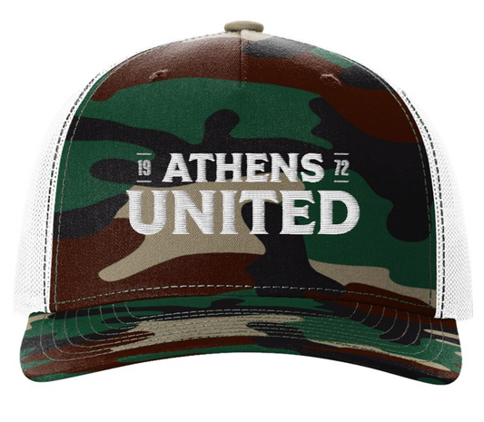 Camo Embroidered Trucker Hat