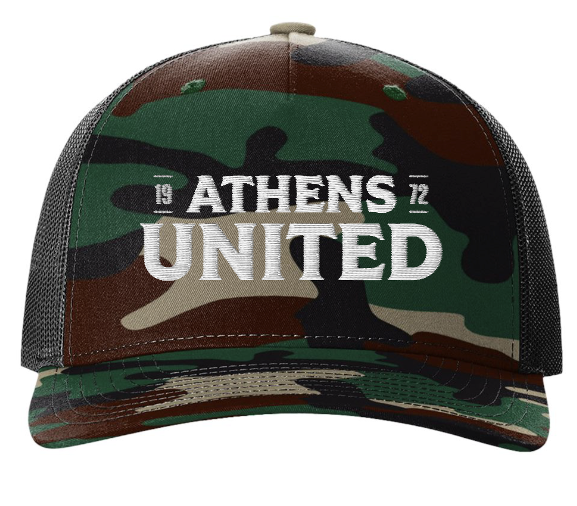 Camo Embroidered Trucker Hat