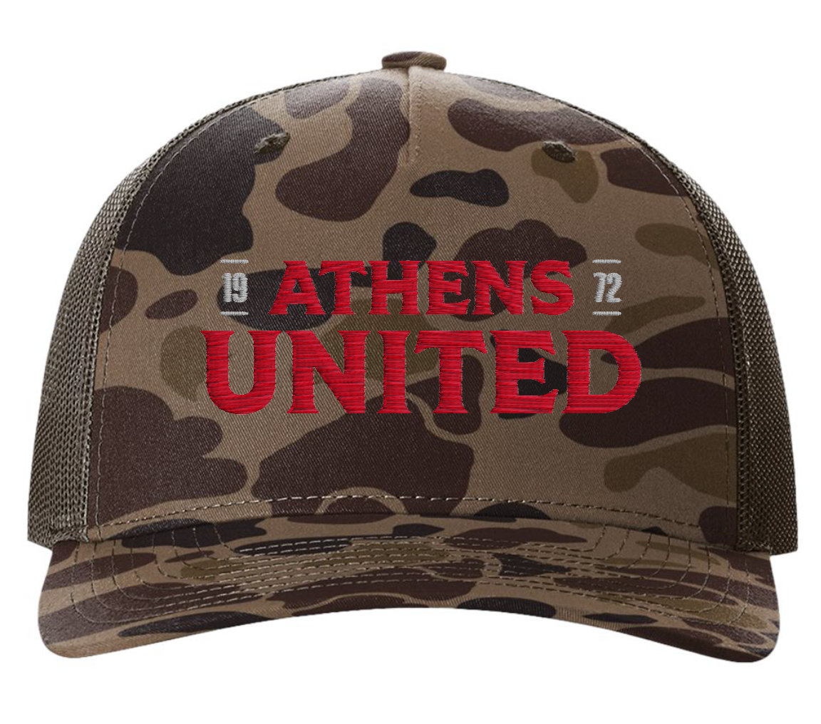 Camo Embroidered Trucker Hat